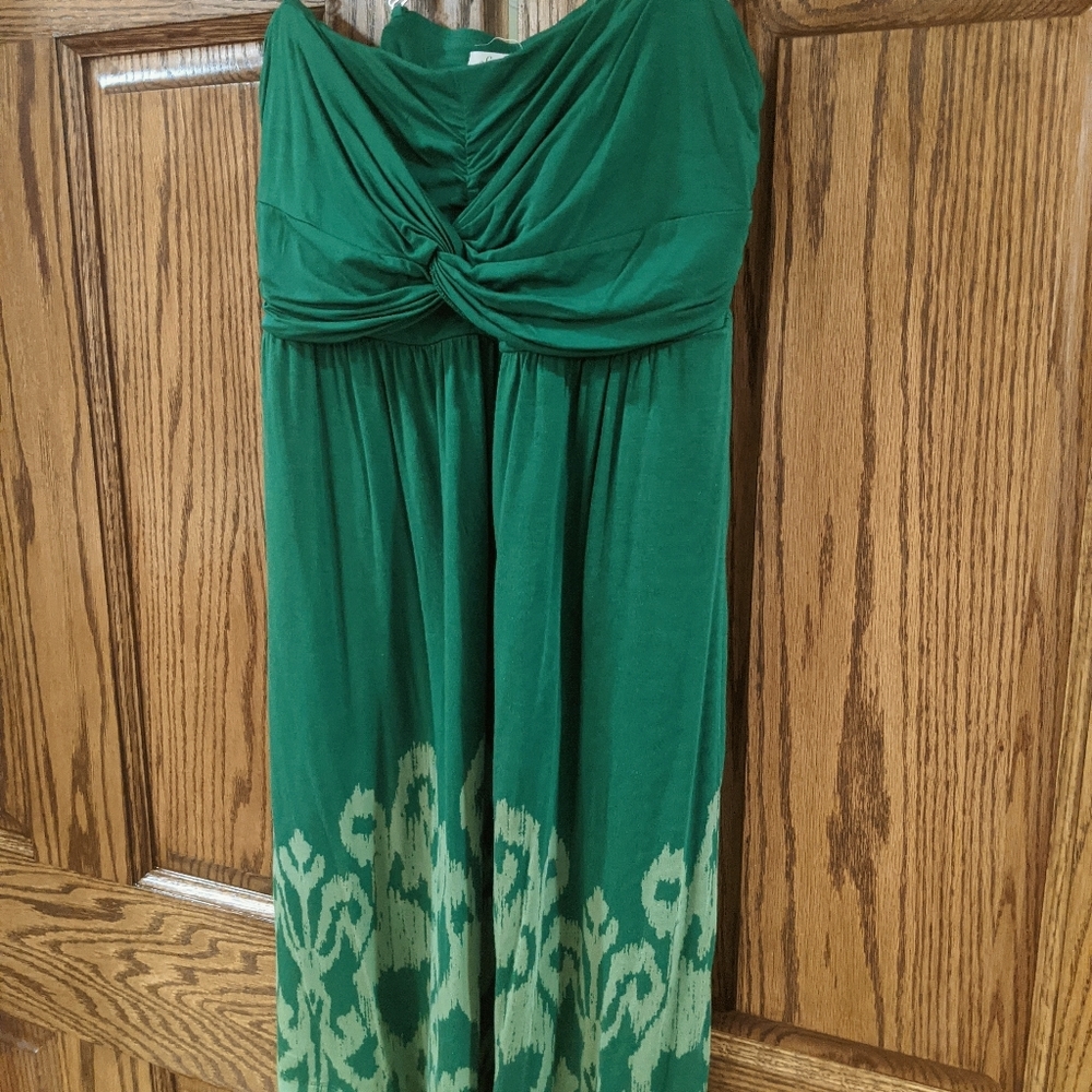 Soma green sun dress size L